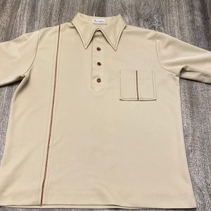 Weekenders Tan Casual Button Down Shirt